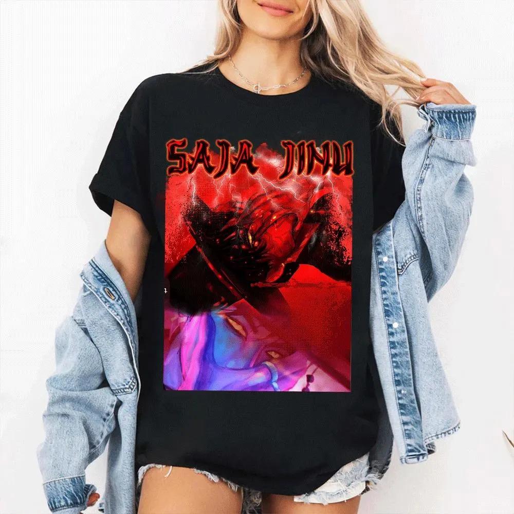 

Футболка Saja Jinu Футболка Saja Boys Мерч Охотник на демонов Тигр Футболка Kpop Jinu Soda Pop Подарок для фанатов Детская футболка Saja Kpop Бойз-бэнд S