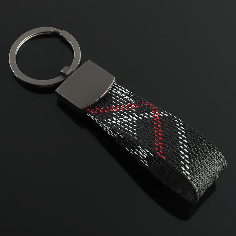 Honda Car Personalized, Leather Goods,Webbing ,Metal Keychain Accessories For Honda Civic FIT Accord Prelude CRV CRZ CRX Jazz OC3