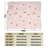 Rosa Süßer Bär Rilakkuma Decke Flauschige Tolle Atmungsaktive Überwurfdecken für Bett Sofa Winter,