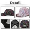 Graffiti Design Hat Cap Mesh Outdoor Casual Men Women CZ837 [White Fang] (Black)
