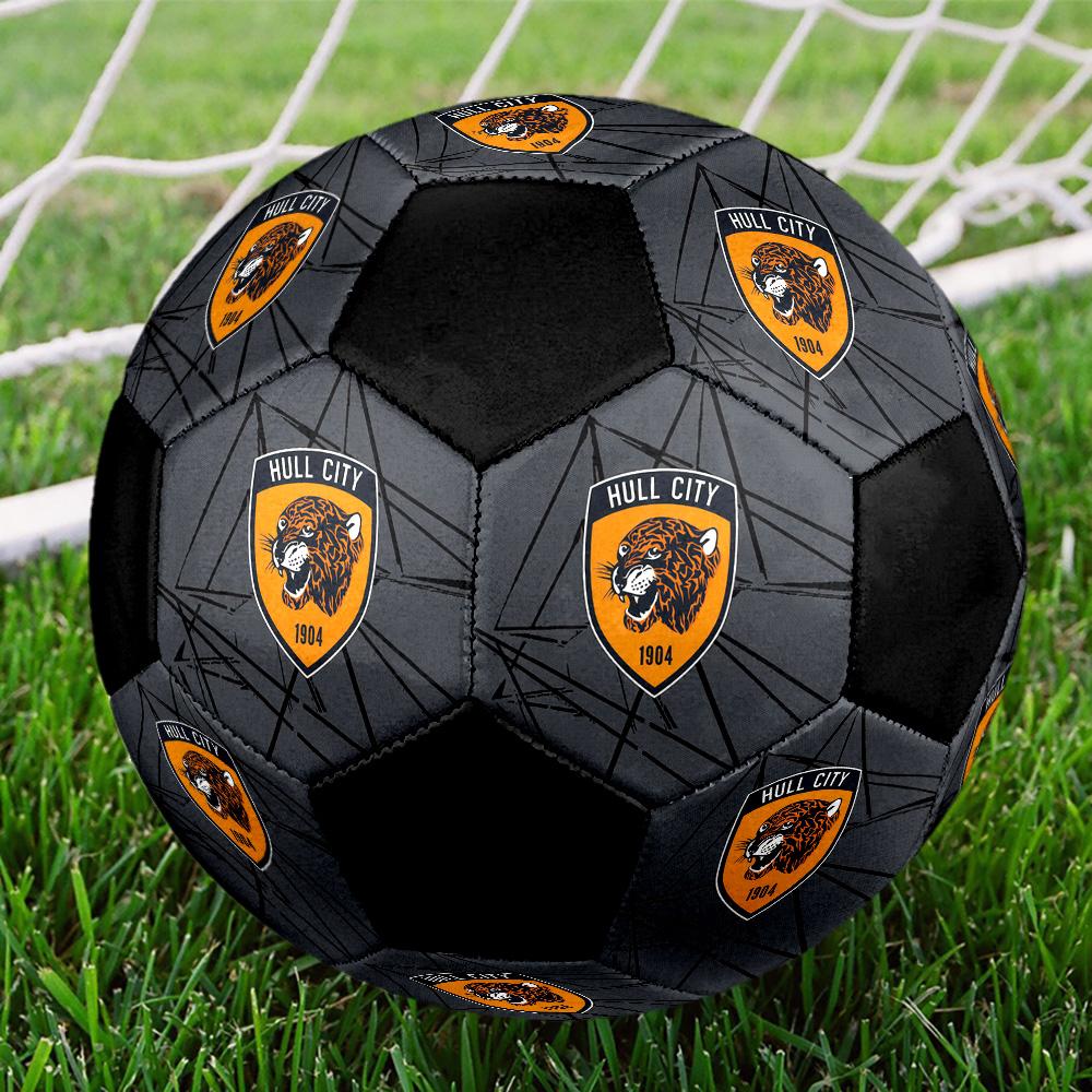 Hull City A.F.C Soccer Ball Colorful All Ages Machine Stitched PVC Competition Ready Durable High-Bounce.SIZE5