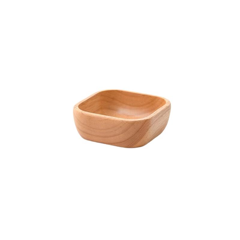 Yimiao Japanese-Style Wooden Salad & Snack Bowl