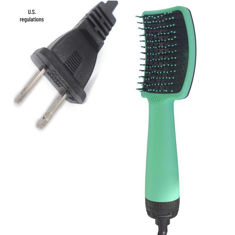 3-in-1 Ionic Blow-Drying Comb: Large Wave Hot Air, Dual-use for Dry/Wet, Straight/Curly Hair, Quick Styling.