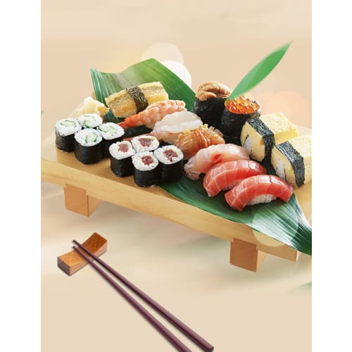 Happykau Hölzerne Essstäbchenablagen, Set mit 8 Stück, Essstäbchenständer, Essstäbchenkissen, Stilvolle Besteckablagen, Japanisches Geschirr, Geeignet für Gasthöfe, Restaura