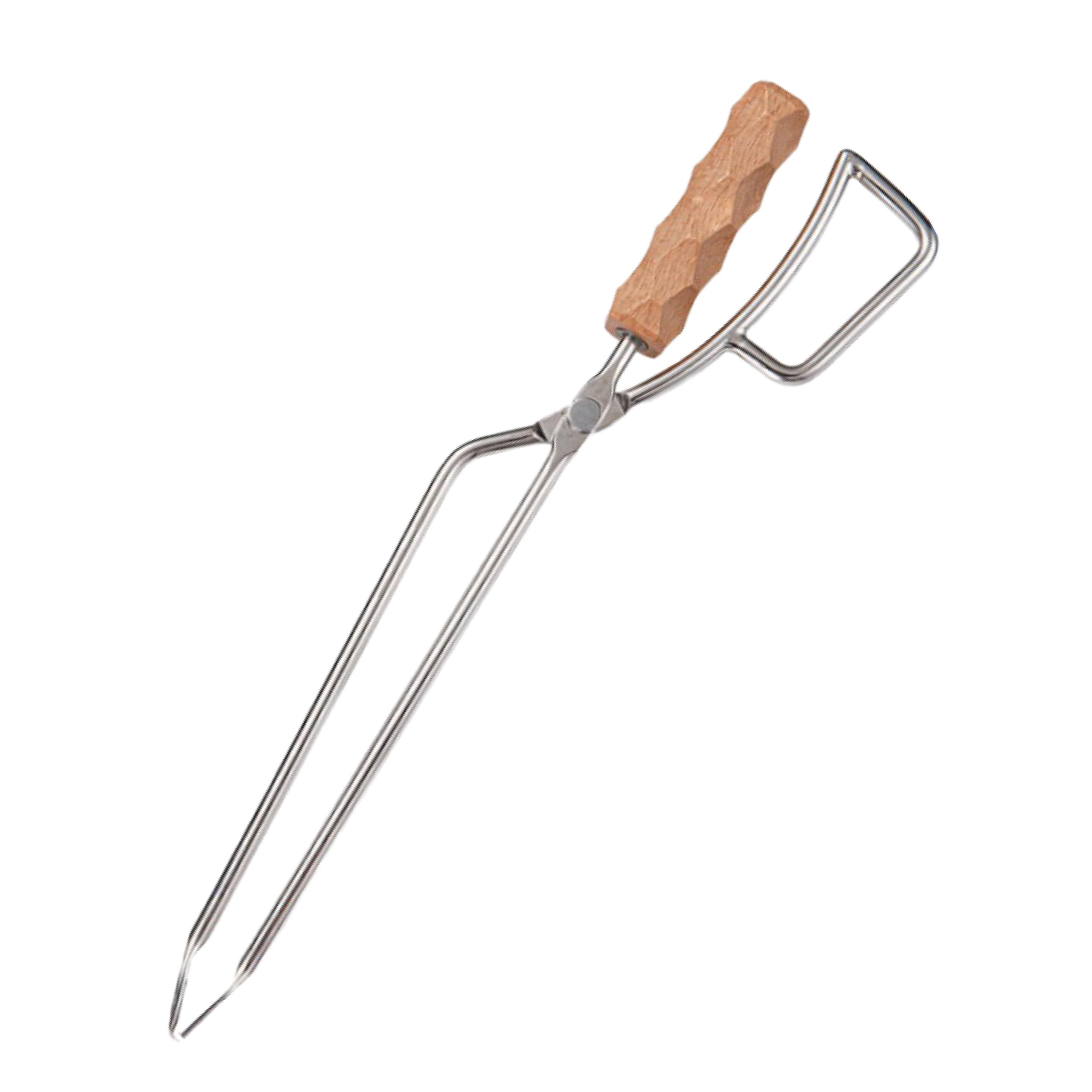 RODGERS Firewood Fireplace Charcoal BBQ Barbecue Fireplace Camping Stainless Steel Fire Tongs RGOD-TONGS-SV Tongs, Tongs, Tongs, Tongs, Tongs,
