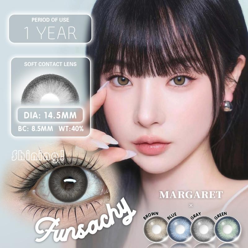 FUNSACHY Colored Lenses 1pair Brown Natural Eye Makeup Contacts Gray Pupils Blue Green Lens Yearly Fashion Cosmetics SoftLens