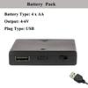 Long Lasting USB Battery Pack AA  Battery LED Lights Adapter Power Supply  Party Decorations