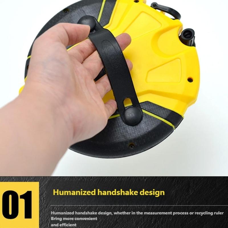 Fiberglass Tape Measure for Long Time Use in Professional Construction Work and DIY Home Improvement Activity