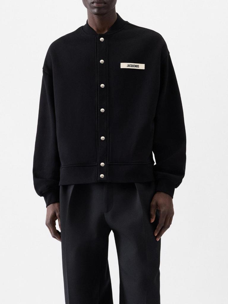 Jacquemus 25-Year Unisex Early Autumn Loose Long-Sleeve Logo Cardigan