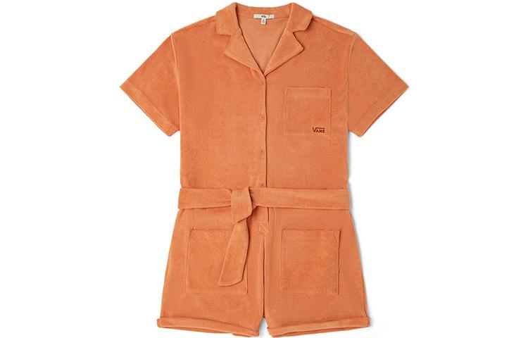 Vans Bodysuits Women s Orange V Neck VN0A4OOWCPP M