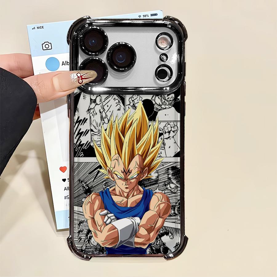 Case for iPhone 13 12 11 Pro Max 16e 16 15 14 Plus 17 Air Soft Cover Dragons Balls