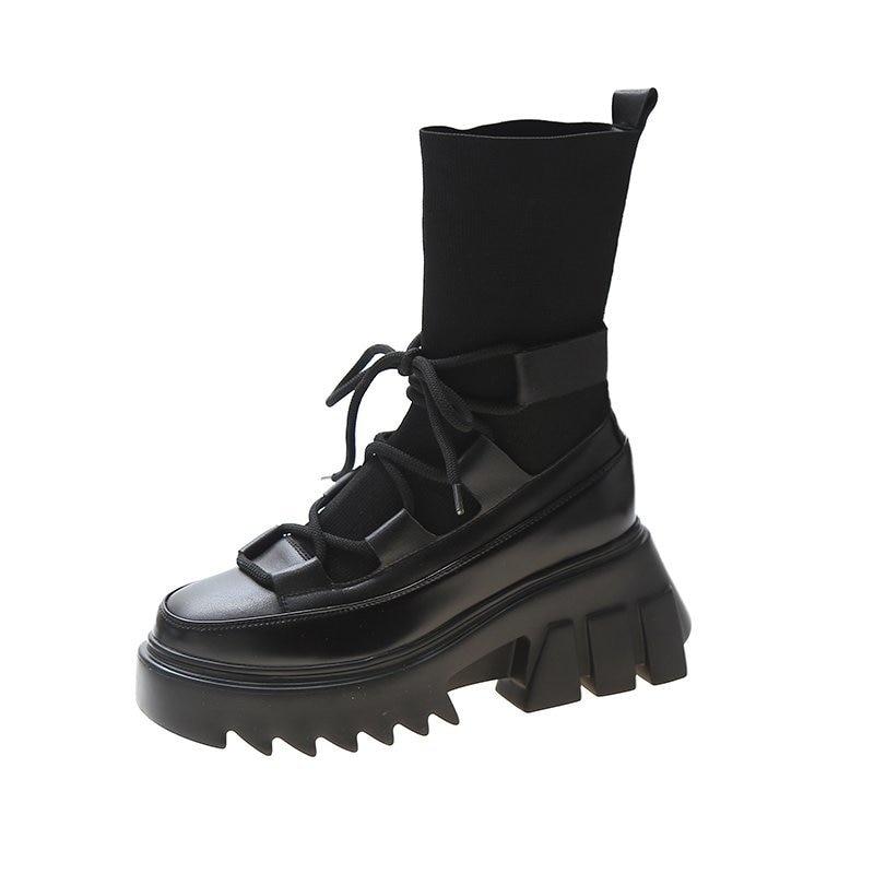 chicken boots knitting bolsas