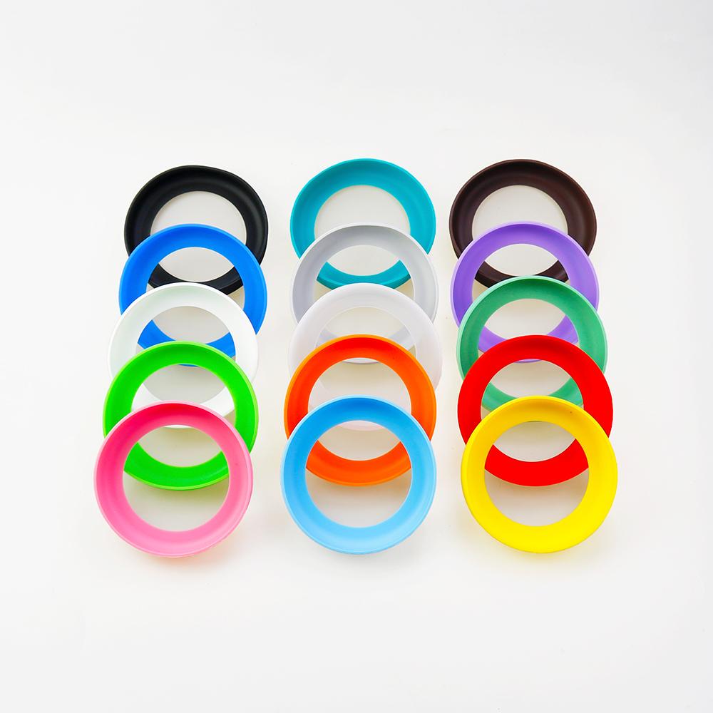 SW 16 Colors 9.5CM Threaded Silicone Coasters Cup Bottom Cover Cup Bottom Ring Cup Sleeve 95MM Thermos Wear Resistant Sheath