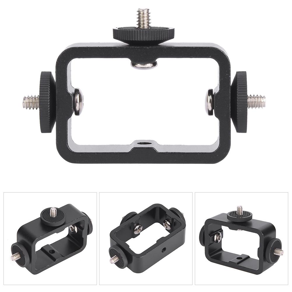 Multi Function Mobile Phone Clip Holder 3 Position Bracket for Live Broadcast Selfie for Camera Phones