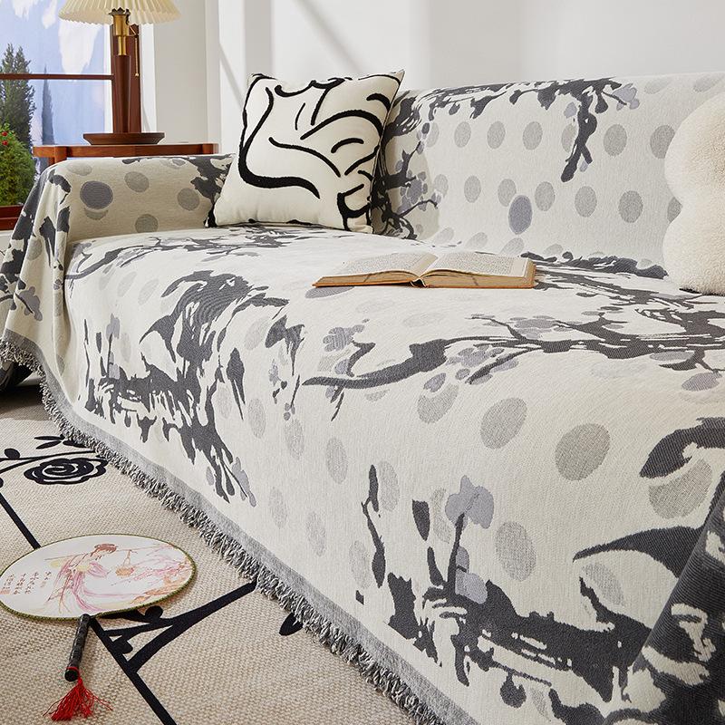 Chenille Sofa Cover Cloth Four Seasons Universal Non-Slip Sofa Towel Universal Sofa Backrest Cover Towel Cushion