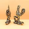 Lucky And Fortune Rooster Ornament Big Cock Bronze Figurines Solid Pure Brass Figurines Study Desktop Decorations Home Decor