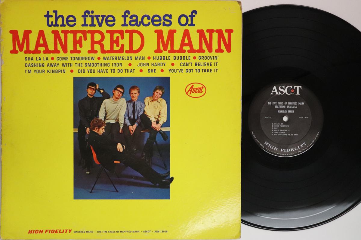 

LP Record MANFRED MANN Five Faces Of Manfred Mann ALM13018 ASCOT 1965 US Rock Used