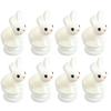 2/3/4/5/6/8/10Pcs White Rabbit Clog Shoe Charm Lightweight DIY Clog Slipper