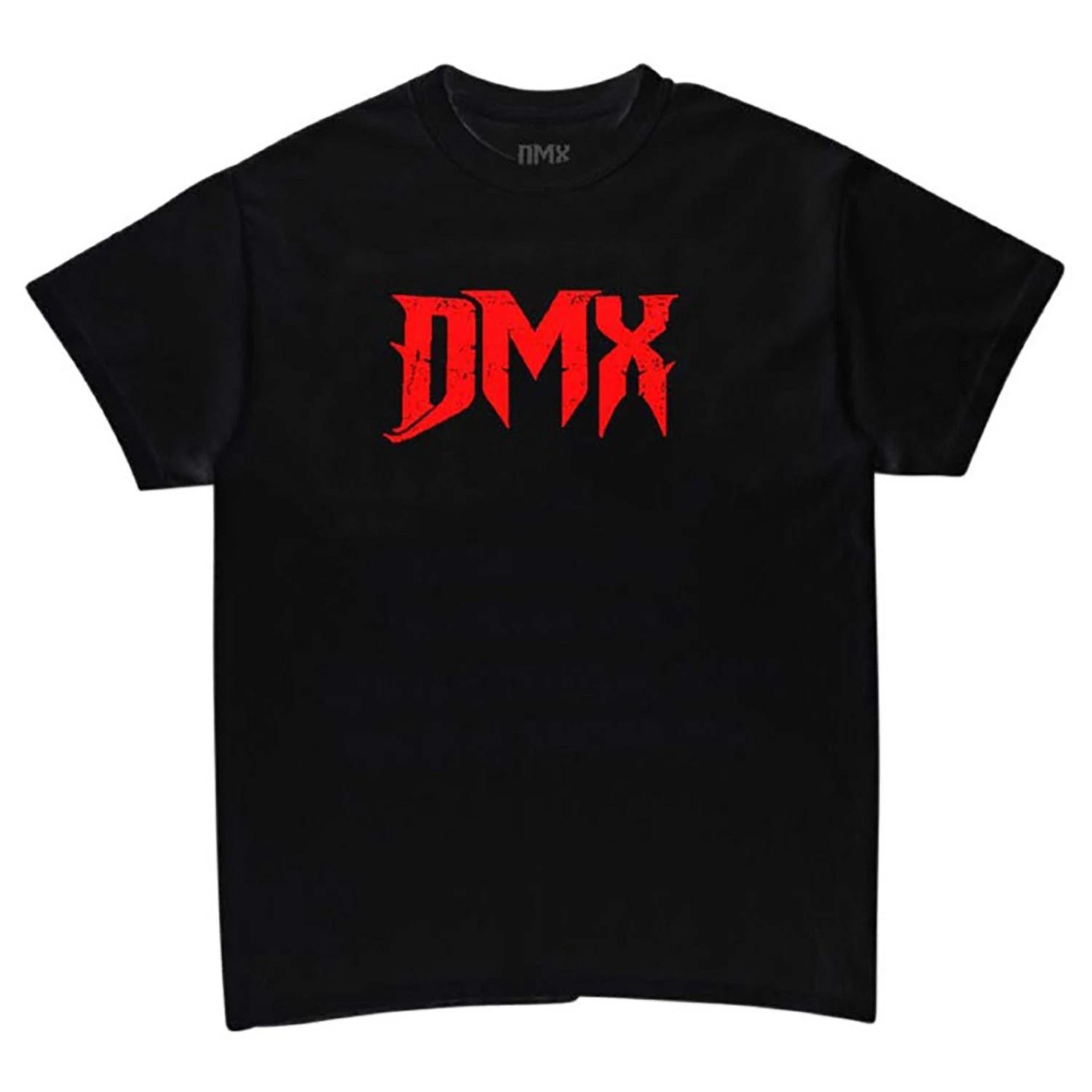 Men s DMX Red Logo T-shirt Large Black S