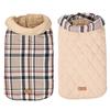 Wasserdichte Warme Hundejacke Große Rassen Winter Doppelseitig Modisch Haustierjacke In Blau Rosa Beige Orange