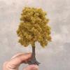 10-28cm Modelo de árvore de arame em miniatura boutique árvore verde para decoração de plataforma planta Modelo G/Ho/N escala trem ferrovia layout material