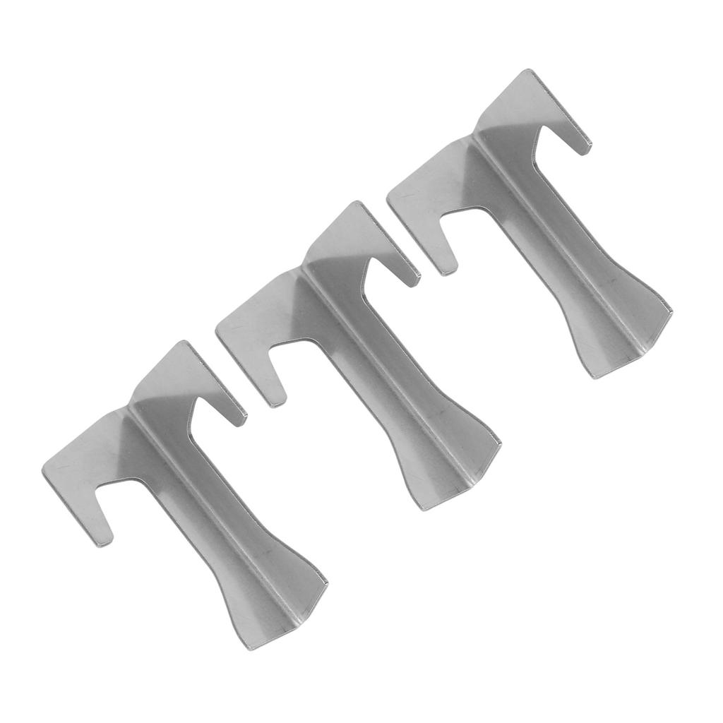 3 Pcs Barbecue Fire Plate Spacer Stainless Steel BBQ Pan Gasket Holder Grill Mat Support Stand