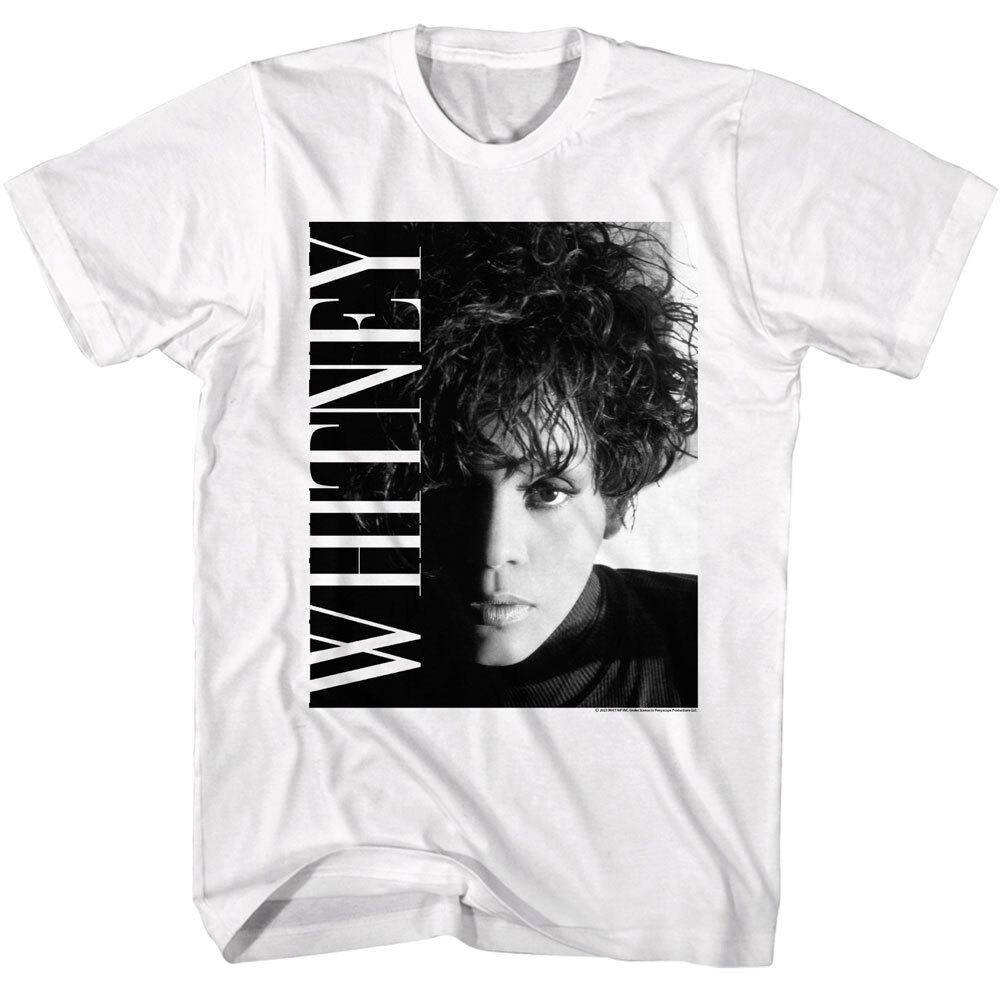 Whitney Houston Close Up Men T Shirt XXXL