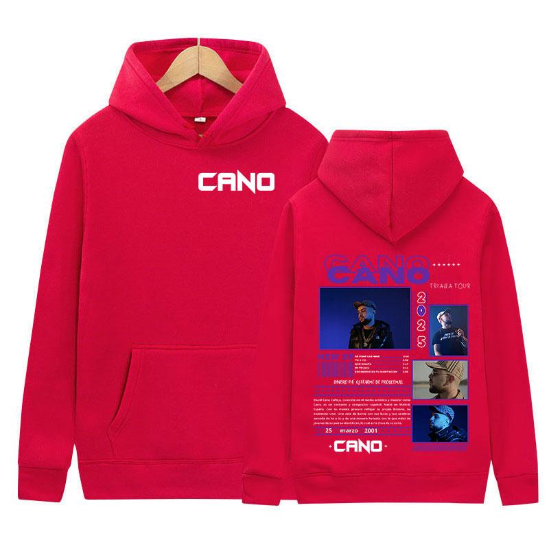 Rapper Cano Music Album Tour 2025 Hoodie Men Women Hip Hop Vintage Pullover Sweatshirt Casual Fashion Oversized Hoody Streetwear