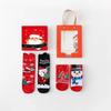 3D Cartoon Christmas Stocking Gift Set: Cute Mid-tube Women’s Socks for Autumn & Winter