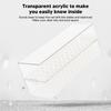 48 Holes Acrylic Nail Dill Bit Holder Organizer Drill Bits Display Storage Box Transparent Nail Bit Container Case