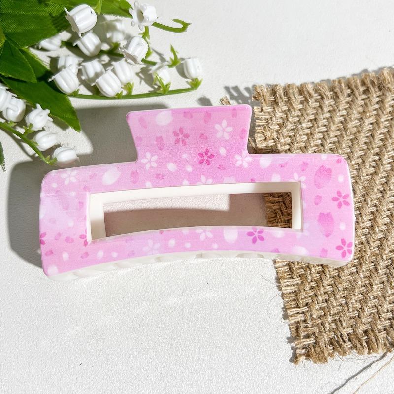 Uv-printed Square Gripper Sweet Fruit Print UpdoShark ClipHair Clip Hair Accessory