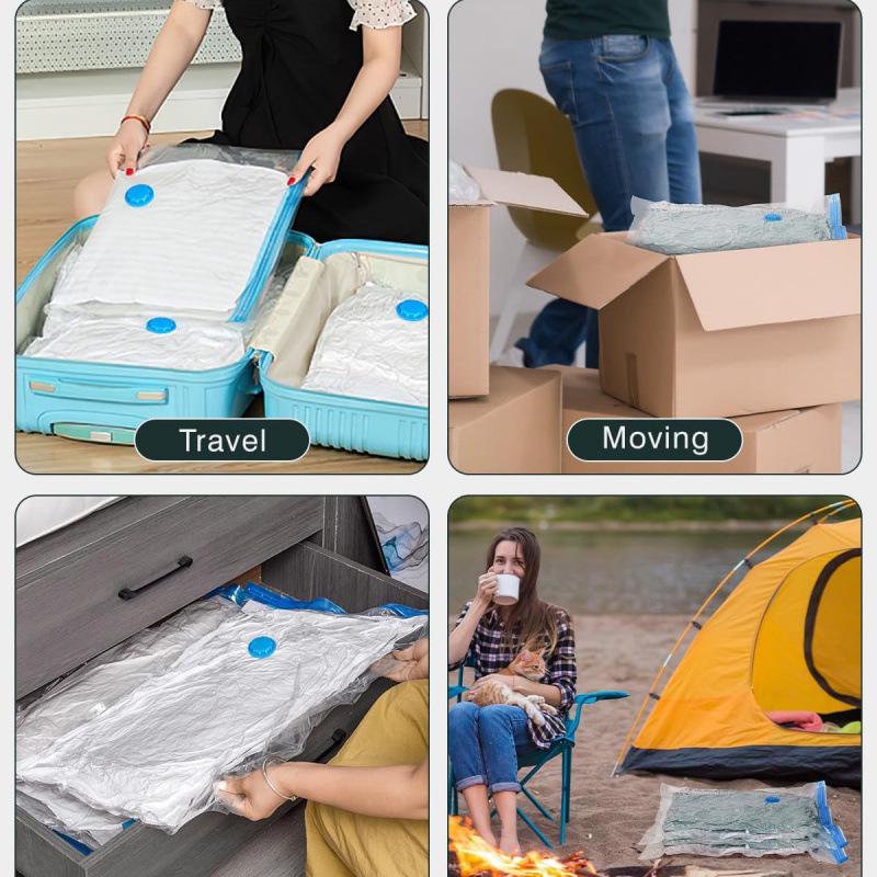 Heavy-Duty Vacuum Compression Storage Bag for Quilts and Clothes
