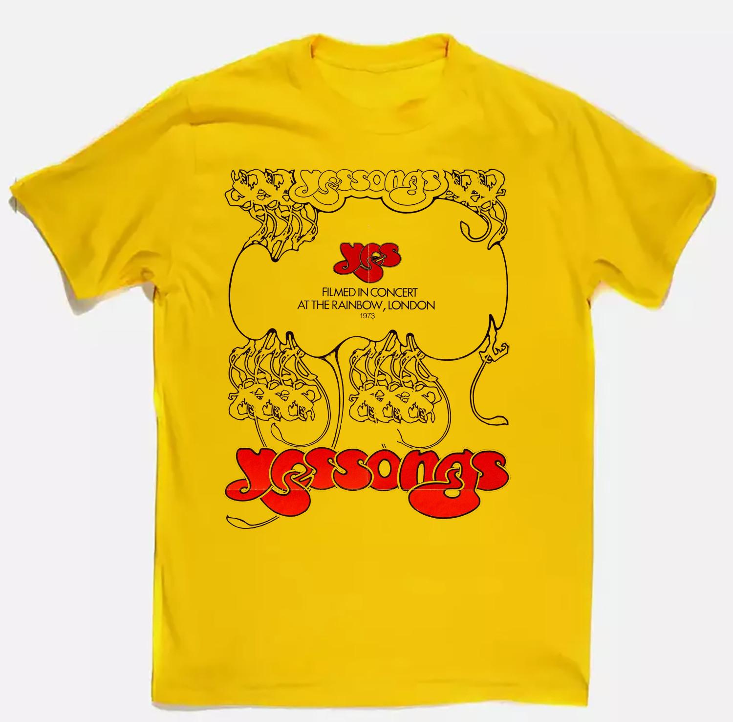 Rare 1973 Yes Tour Concert Band Gift For Fan Full Size Unisex Shirt S