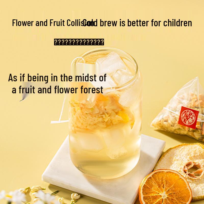 Чай Жасмин Апельсин Груша: Пакетики с фруктовым чаем с сушеными цветами жасмина и грушей — Здоровый выбор для женщин