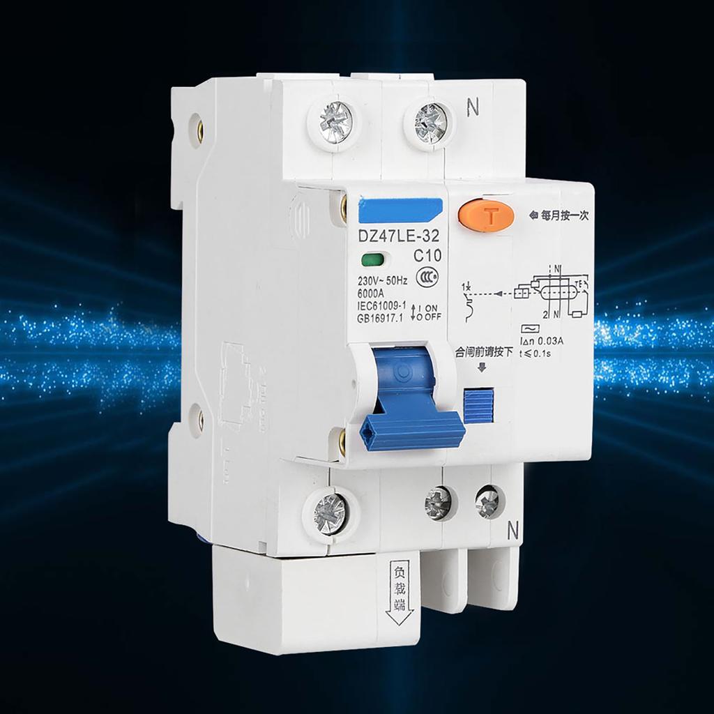 DZ47LE 32 1P+N 10A Residual Circuit Circuit Breaker Over Current Leakage Protection