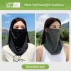 Summer Sun Protection Mask for Men, Neck Gaiter, Ice Silk Headscarf, Full Face Sunshade with Ear Loops, Outdoor Driving Essential for Women