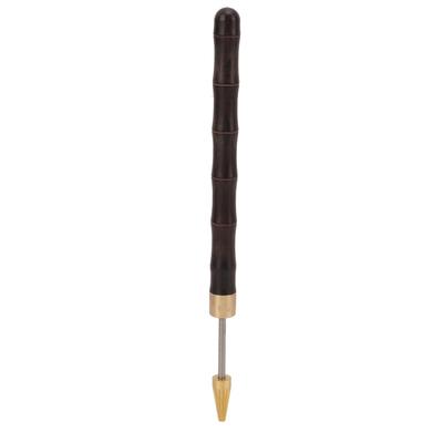 Leather Edge Dye Pen Bamboo Design Elegance Exterior with Sandalwood Handle for Leather Craft DIY Leather Working