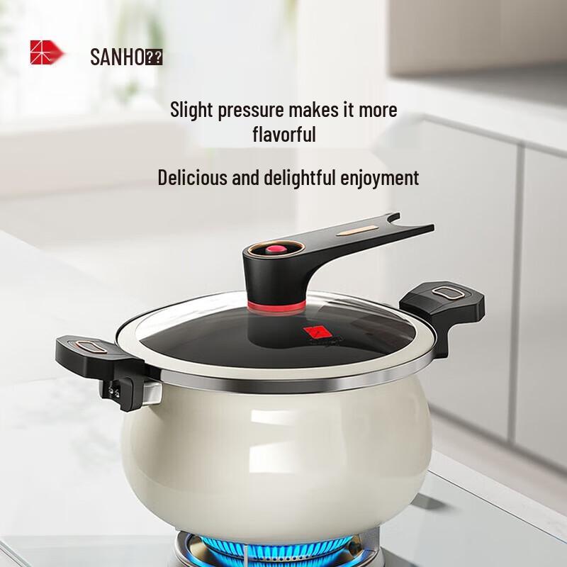 Sanhe 3.5L Enamel Micro-Pressure Soup Pot