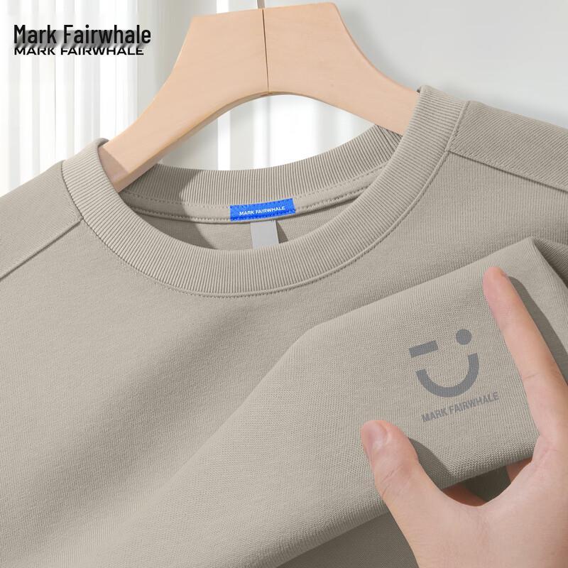 Mark Hua Fei Men's 2025 Smile Graphic Long-Sleeve T-Shirt