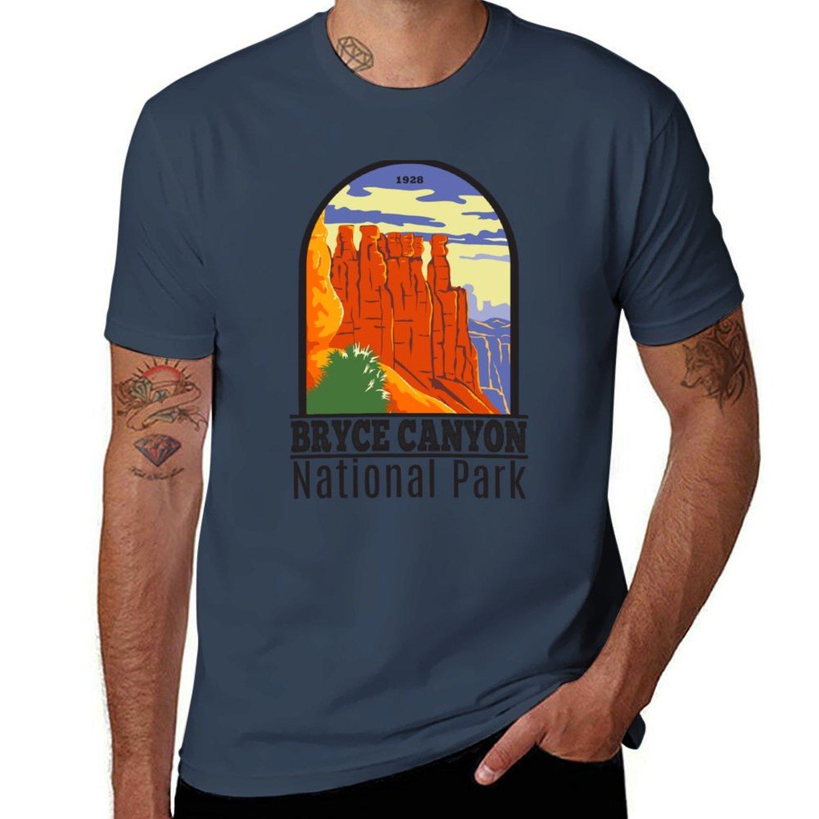 Bryce Canyon National Park Utah TShirt Breathable Basic Cotton TShirt S