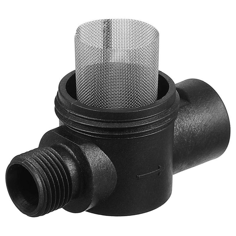 3X Water Pump Strainer Filter Set Include Twist On Pipe Strainer And Extra 50 Mesh Filter Screen, 1/2 Filter