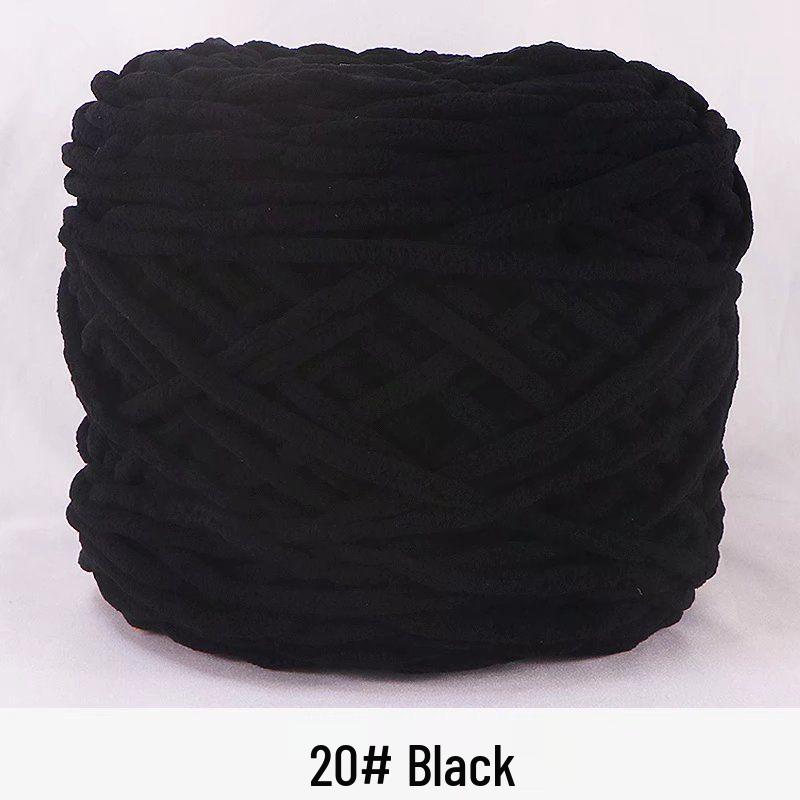 Handgjord Tjock Halsduksgarnboll - Mjuk DIY Stickning & Virkning