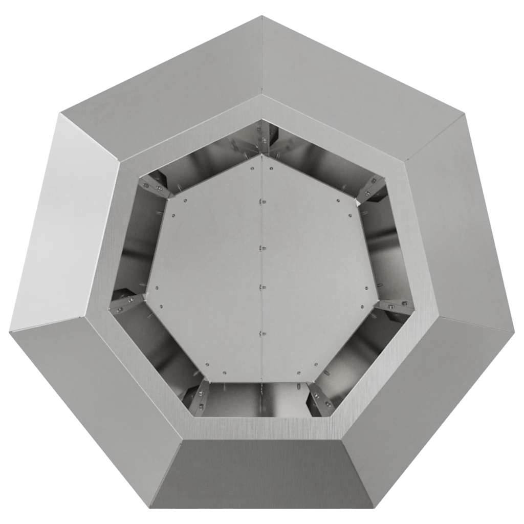 Plant Pot Silver 50 X 50 X 40 Cm Stainless Steel