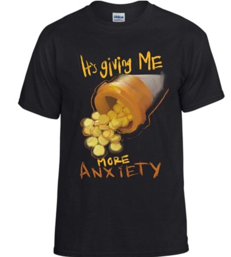 26 ANXIETY MENS NOVELTY T SHIRT Unisex T-Shirt XXXXL