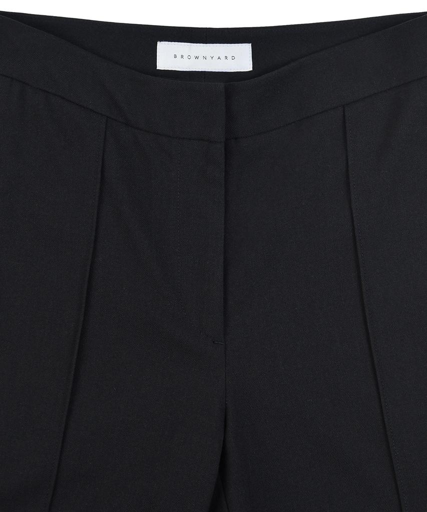 Beulaunyadeu W Low-Rise Slit Pants, Black