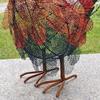 Animal Ornaments Agritainment Iron Floor Sculptures Miniature Creative Ornaments for Courtyard Garden Decoration Accessories
