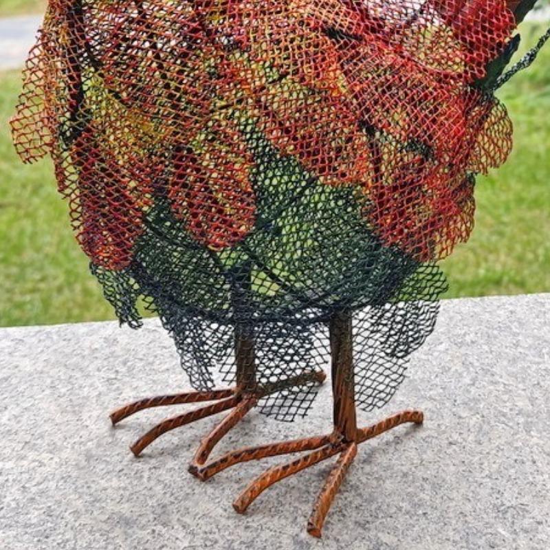 Animal Ornaments Agritainment Iron Floor Sculptures Miniature Creative Ornaments for Courtyard Garden Decoration Accessories