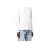 Polo Ralph Lauren Logo Bestickt Einfarbig Rundhals Langarm T-Shirt Herren Oberteile Weiß 710849518-003
