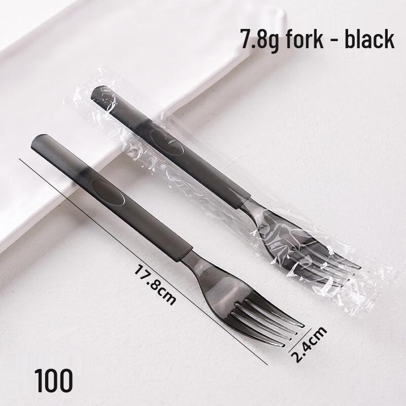 Disposable Plastic Fork and Spoon Set