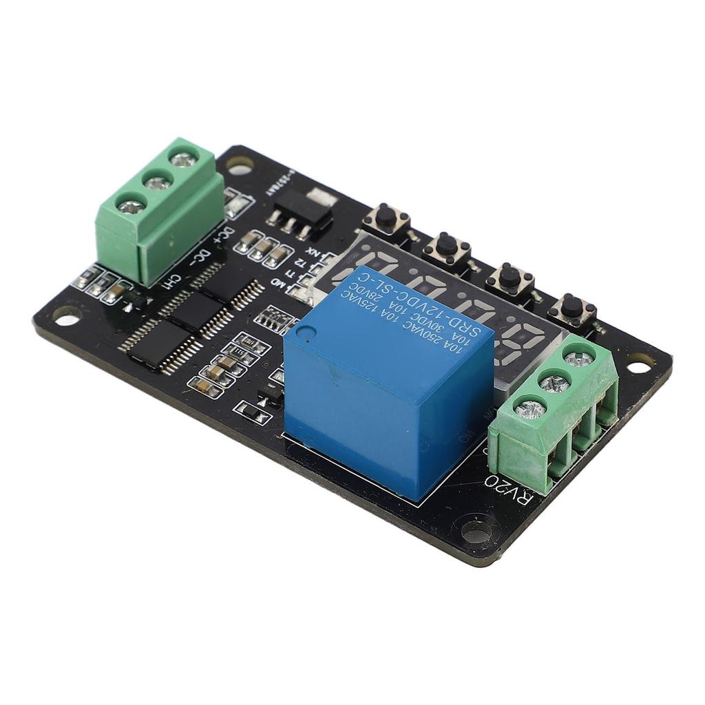 Time Delay Relay 1 Channel DC 12V Timer Control Switch Controller Module 18 Preset Functions